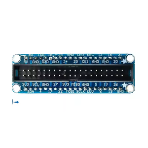 Compatible with <strong>Raspberry</strong> <strong>Pi</strong>, <strong>Raspberry</strong> <strong>PI</strong> GPIO Adapter Board with 40 Pins for Breadboard Expansion Board
