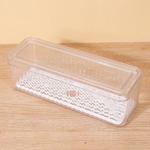 Food Grade Plastic Storage <strong>Container</strong> Transparent <strong>Lid</strong> 10L Fresh-Keeping <strong>Rectangular</strong> Kitchen Refrigerator <strong>Container</strong> Heated - Product Image 5