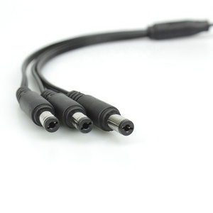 工場でカスタマイズされたDC5.5X2.5 1〜3スプリッターアダプターケーブル22AWG電源コード (DCプラグ付き) - Product Image 3
