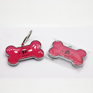 Stampa personalizzata NFC epossidica P02 etichette per cani in Silicone ID Tag con codice QR portachiavi HF prodotti di controllo accessi in plastica - Product Image 2