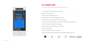 TAICHUAN 10 pollici IP Video citofono POE riconoscimento del volto 4G Sim Card da remoto sblocca accessi di controllo supporta il rilevamento del movimento - Product Image 2
