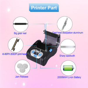 AIXW Mini Thermal Label <strong>Printer</strong> USB Bluetooth Small Size Dual Print <strong>QR</strong> Code Android IOS Phone Line Thermal <strong>Printer</strong> - Product Image 6