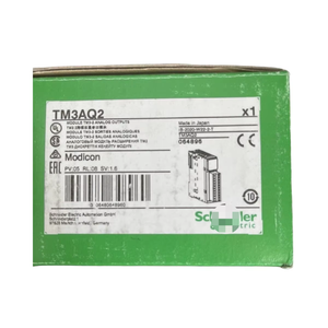 1 nuevo módulo de salida analógica TM3AQ2 en caja