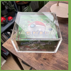 Booster gói tùy chỉnh hộp hiển thị trường hợp rõ ràng acrylic với Poke Mon nam châm Nắp UV bảo vệ ưu tú huấn luyện viên etb lưu trữ trường hợp - Product Image 3