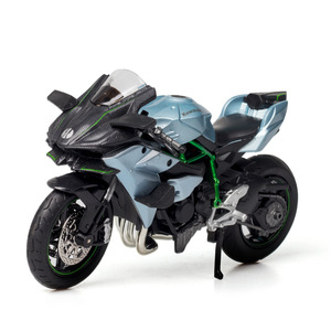 Ses ve hafif ön tekerlek direksiyon süs Metal Model motosiklet alaşım modeli ile Diecast 1:12 Ninja H2R - Product Image 3