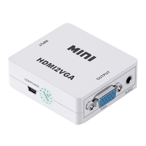 HDMI2VGA Mini HD CVBS <strong>HDMI</strong> to VGA Adapter HD Video Converter with Good Price <strong>HDMI</strong> to VGA - Product Image 1