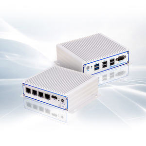 Mini PC industriale Intel J1900/J4125/J6412 Fanless Computer doppia rete con DDR3 RAM SSD Hard disk vari tipi di spina - Product Image 2