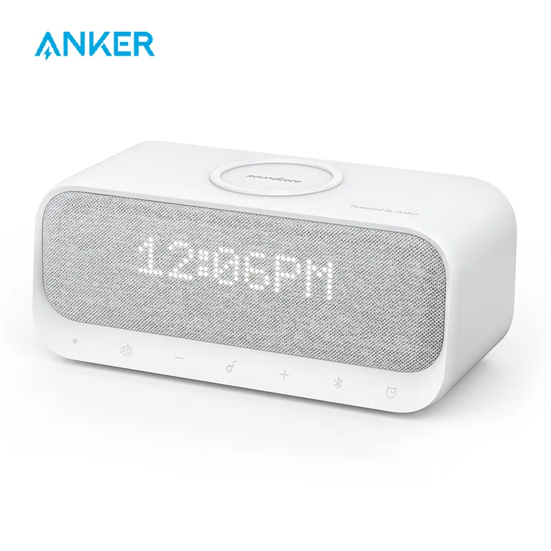 Anker Soundcore — haut-parleurs wakeey, sans fil, pour Anker avec réveil, son stéréo, Radio FM et alarme, bruit blanc