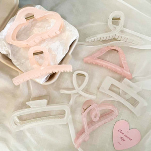 Phụ Nữ Cao Cấp Của Tóc Claw Bun Thanh Lịch Thạch Acrylic Cá Mập Clip Cao Cấp Nhựa PC Trở Lại Đầu Phụ Kiện Cho Mùa Xuân Mùa Hè - Product Image 4