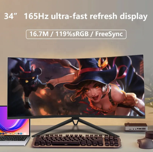 OEM 19 20 21,5 22 24 27 32 pulgadas PC LED Gamer pantalla sin bordes monitores 144HZ 165HZ computadora de escritorio Gaming 2K 4K monitor LCD - Product Image 3
