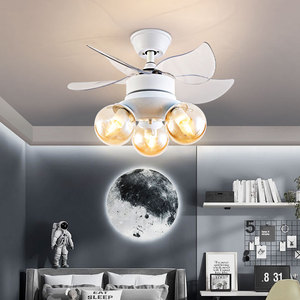 Küçük boyutu 23 inç 6-speed uzaktan kumanda ve ayarlanabilir çocuk odası ile yıldızlı gökyüzü temalı yaratıcı LED tavan vantilatörü - Product Image 4