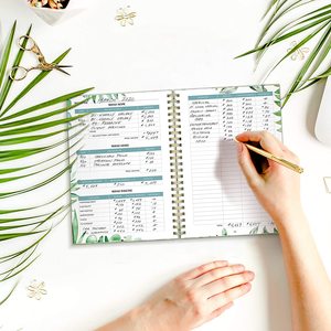 Muestra gratis personalizada 2025 diario impresión diseño horario cuaderno presupuesto planificador financiero - Product Image 3