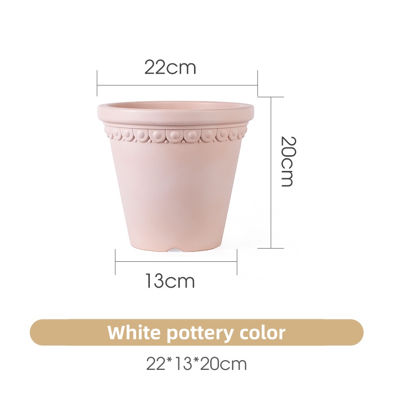 Couleur de poterie blanche