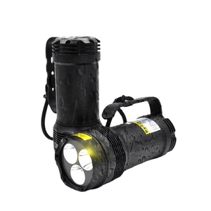 Linterna de buceo impermeable IPX8 de 3000 lúmenes, reflector con LED 3 x L2, potente luz subacuática - Product Image 1