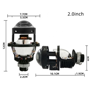 Hyml 1.8นิ้ว Hi-ไฟ LED ต่ำไฟหน้าเลนส์โปรเจคเตอร์ LED มินิ LED โปรเจคเตอร์เลนส์2.0นิ้ว Bi LED ไฟหน้าโปรเจคเตอร์ - Product Image 5