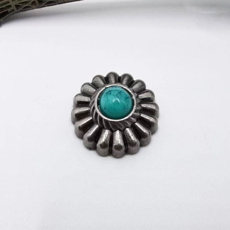 F980 Antique silver green