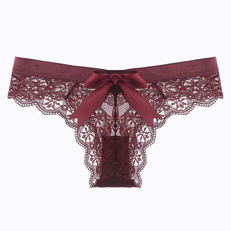 Venda quente Meninas Calcinha De Renda Calcinha De Renda Roupa Interior Sexy Mulheres Calcinha Tanga De Renda