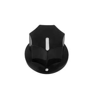 JZベースエレキギターパーツ用ブラックコントロールノブボリュームオーディオジャズコントロールノブ - Product Image 5