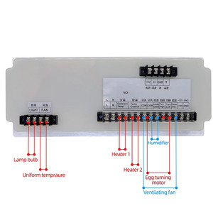 XM-18D incubatore automatico di controllo del computer incubatore per pollame Controller temperatura umidità incubatrice sistema di schiusa per uova