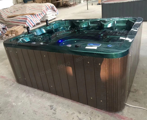 Thiết kế mới 5 ống nóng bơi ngoài trời Spa Intex Whirlpool baina remous exterieur Avec màu xanh lá cây Spa de nage Intex bồn tắm ngoài trời - Product Image 3