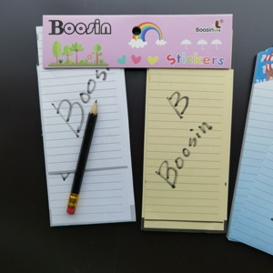 Bloc de notas autoadhesivo con estampado de dibujos animados de animales Kawaii personalizado, Bloc de notas semanal personalizado, listo para usar, nota adhesiva - Product Image 5