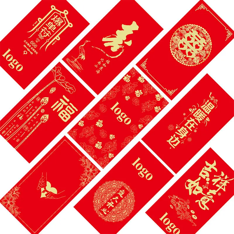 I vantaggi della busta rossa personalizzata sono venduti direttamente dai produttori per loghi creativi, festivi, dorati, personalizzati e stampati
