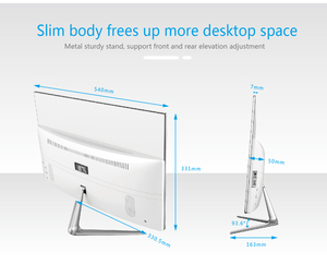 Multi Function HD Screen Esonic White Black Color Win 10 Support 23.6 Inch All In One Desktop Computer - Product Image 5
