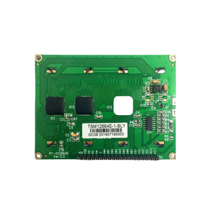 128x64 modulo Display grafico monocromatico COB LCD blu STN negativo trasmissivo 128X64 moduli LCD grafico a matrice di punti - Product Image 4