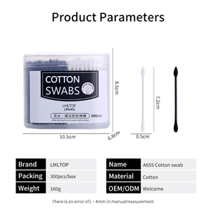 Özel Logo büyük kafa steril pamuklu çubuk sopa silikon selüloz detaylandırma bambu pamuklu çubuk için hızlı ve kolay Pet bakım - Product Image 2