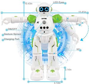 Jjr/C R11 Интеллектуальный Rc гуманоидный жест робот для детей подарок на день рождения Рождество Программируемый датчик игрушка музыка танцы - Product Image 4
