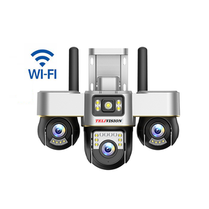 V380 nuevo 3 lentes y 3 pantallas CCTV de seguridad con el que se pueden controlar todas las lentes en la aplicación IP WIFI Network 3 PTZs Cámara de triple lente - Product Image 1