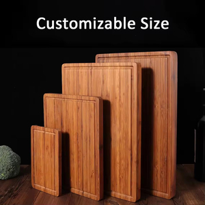 Thêm lớn tre thớt gỗ khắc Hội Đồng Quản trị cho gà tây, thịt, BBQ lớn nhất gỗ butcher khối thớt - Product Image 6