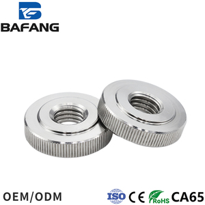 304 thép không gỉ phẳng hạt tay thắt chặt các loại hạt mỏng Pan hạt M3 M4 M5 M6 M8 M10 Gb807 có khía hạt - Product Image 3