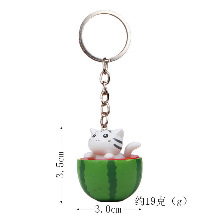 Watermelon white cat