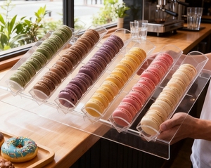 , 6-slot tầng món tráng miệng chủ cho cửa hàng bánh ngọt & bên Acrylic <span class=keywords><strong>Macaron</strong></span> hiển thị đứng - Product Image 5