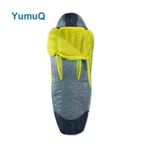 YumuQ 200 ס""מ / 78 אינץ' ריפסטופ ניילון DWR חורף חיצוני 0 מעלות קמפינג טרקים מומיה שק שינה