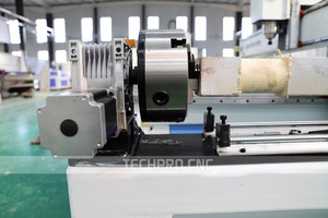 TechPro 1325 4轴数控刳刨机，带转盘4轴3d家具木工数控刳刨机 - Product Image 4