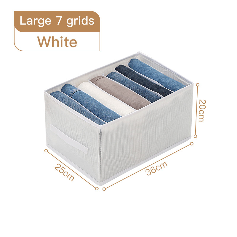 7 grids organizer white