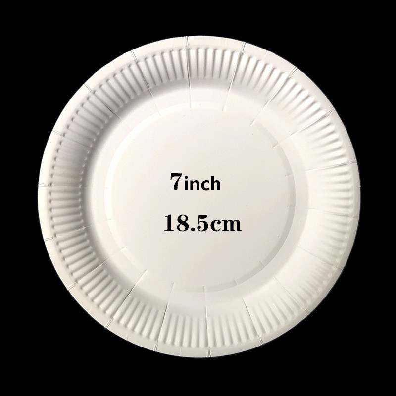 Plaque blanche 7 pouces