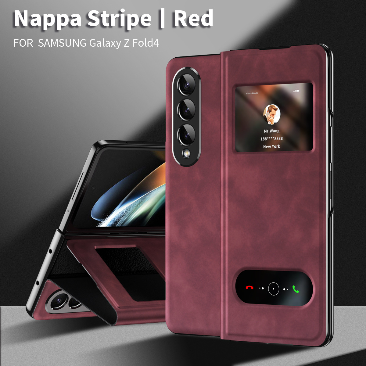 Motif nappa bordeaux