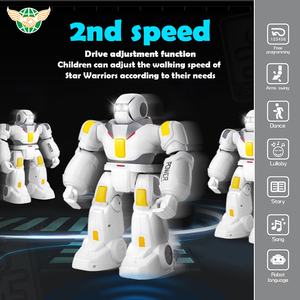 Niños Rc Robot Multifuncional Infrarrojo Activado por voz Robot de control remoto inteligente Juguetes - Product Image 3