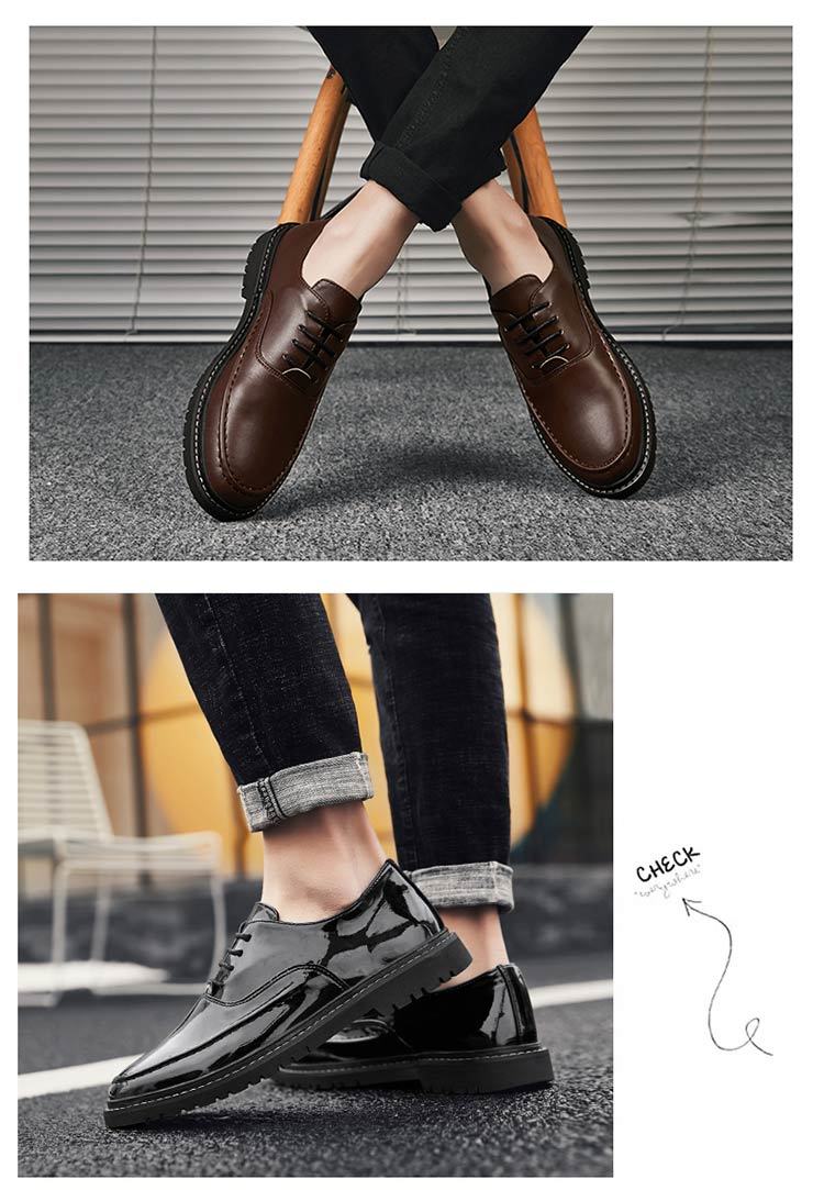 Genuine Leather Stylish Casual Shoe for Men Brown S219-3306 (STOCK ITEM) 16 PRISTINE