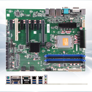 Промышленная материнская плата ATX с богатыми портами ввода/вывода, чипсет PCIE и PCI Q670, ядро 12-го/13-го поколения