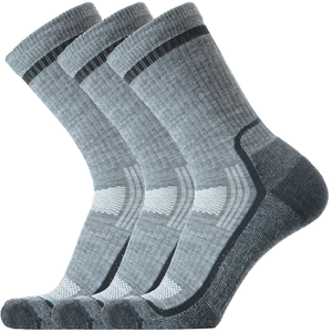 Özel yapılmış 100% yün erkek kış çorap sıcak ve kaymaz baskı çorap yürüyüş bisiklet için özel Logo ile tek kullanımlık kullanım - Product Image 2