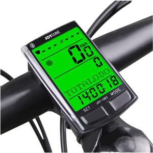 防水ワイヤレス自転車コンピューターモニターケイデンスセンサーバイクオドメーター多言語ストップウォッチサイクリングスポーツ用品付き - Product Image 2