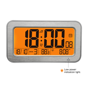 Anpassen Wecker Desktop Tisch Lcd Display Temperatur Holz Finishing dekorative Uhren - Product Image 2
