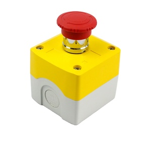 Druckknopf-Kontroll stations box mit verriegeln dem Not-Aus-Schalter - Product Image 1