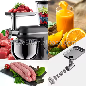 Profesyonel 5 1 elektrik mutfak standı mikser çok fonksiyonlu kek Blender ve pişirme için karıştırma kase ile kıyma - Product Image 4