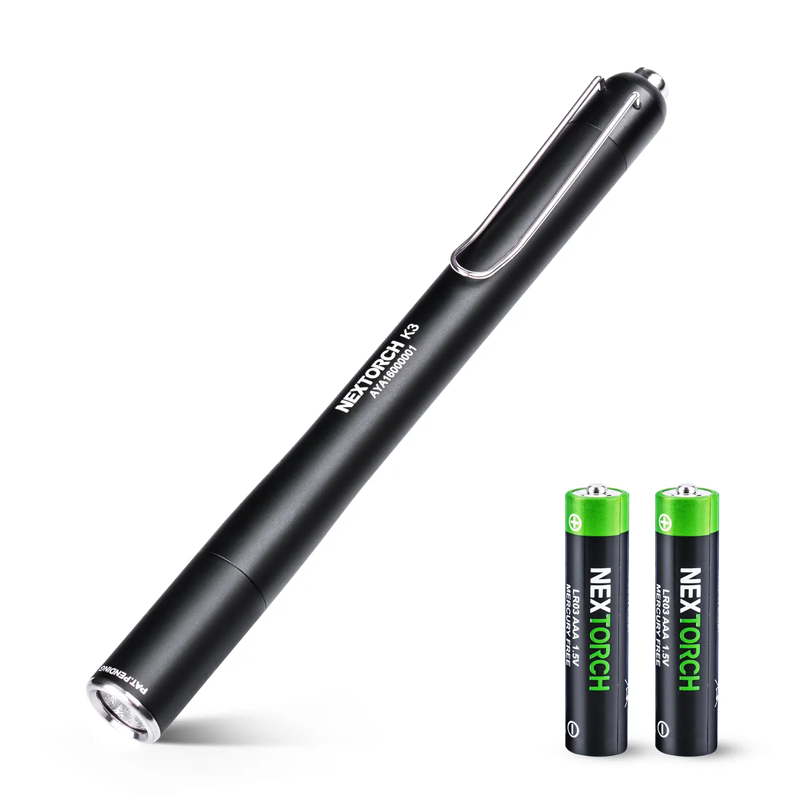 Bút Ánh Sáng K3 AAA pin siêu sáng EDC Nhôm ngọn đuốc kích thước nhỏ gọn 200 lumen bút ngọn đuốc ánh sáng y tế