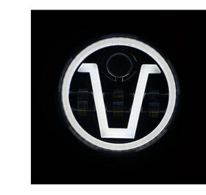 Süper parlak 60W 7 inç yuvarlak LED far V açı göz DRL dönüş sinyali Led far Fit için Jeep Wrangler Harley - Product Image 6